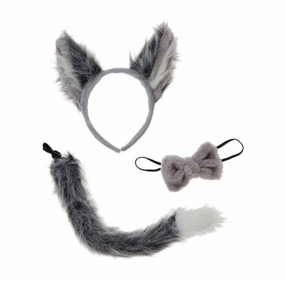 Deluxe Instant Costume Kit Wolfe Dog Drama Prop Holiday Party Dress Up Animal - Picture 1 of 9
